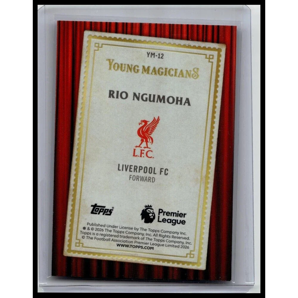 2026 Merlin Premier League Rio Ngumoha #YM-12 Liverpool Young Magicians